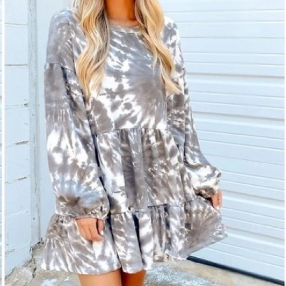 Tie Dye Knit Dress